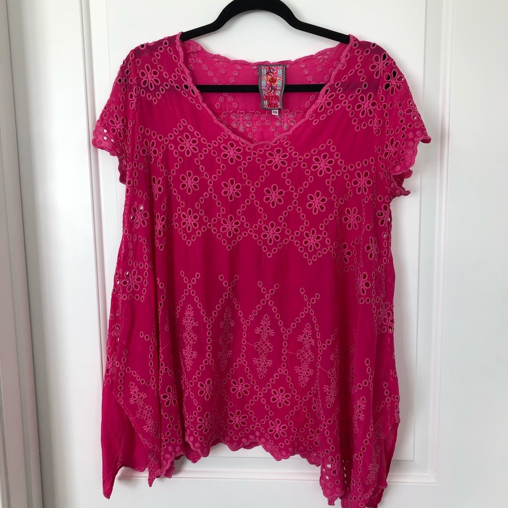 Johnny Was Embroidered Blouse